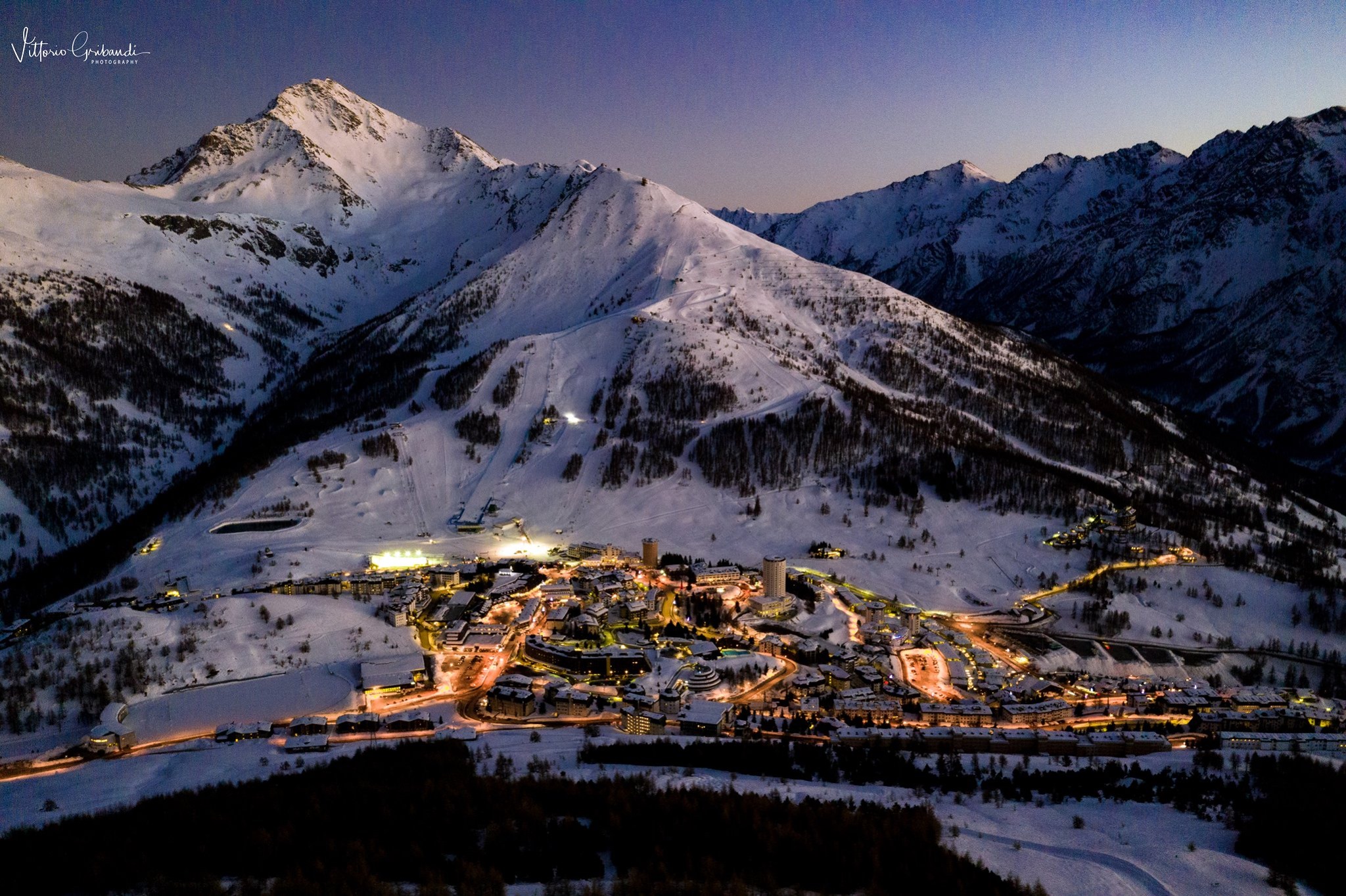 Salendo al Fraiteve. Sestriere - Vittorio Gribaudi